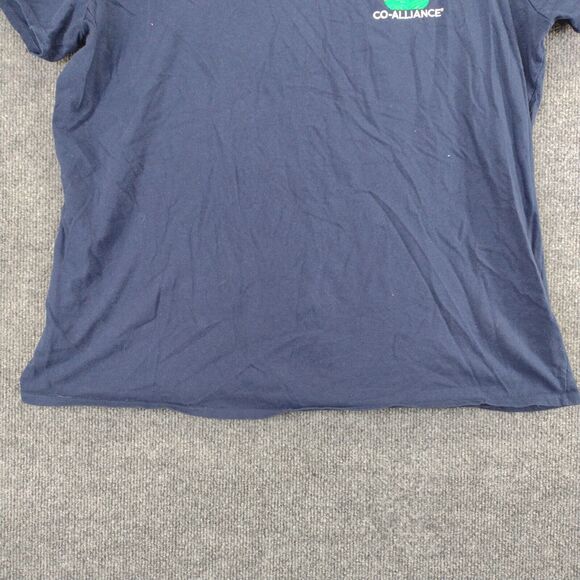 The Nike Tee Round Neck Short Sleeve Pullover Co-Alliance T-Shirt Blue Size 2XL - Picture 5 of 14